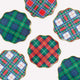 Tartan Plaid Mix Side Plates