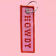 Howdy Embroidered Keychain