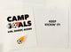 Camp Goals! Greeting Card with Soccer Ball Shoe Charm
