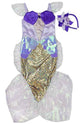 Mermaid Dress & Headband, Lilac, Size 3-4