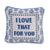 Love That For You Needlepoint Pillow