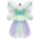 Butterfly Dress & Wings With Wand, Green