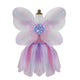 Butterfly Dress & Wings With Wand, Pink/Multi