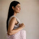 Ditsy Floral Blush Organic Cotton Tote Bag