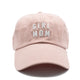Girl Mom Dusty Rose Baseball Hat