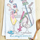 Mahjong & Cocktails Funny Customizable Kitchen Towel