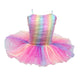 Rainbow Ruched Sparkle Ballet Tutu: 5-6 Years