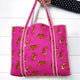 Pink Tiger Tote | Quilted Reversible Tote