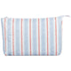 Nantucket Stripe Medium Tyvek® Zipper Pouch