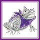 Purple Horned Frog Hometown cocktail napkins