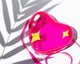 Pink Jelly Heart Handbag
