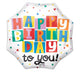 22" PKG HBD CELEBRATE THE DAY SUPERSHAPE