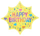 35" PKG HBD SOLAR FLARE BDAY SUPERSHAPE