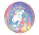 16" PKG ANI WHIMSICAL UNICORN ORBZ XL