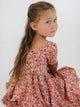 Short Sleeve Twirl Dress in Posy Pop