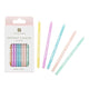 Pastel Happy Birthday Printed Cake Candles | 24 Pack
