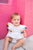 Anna Baby Romper Confetti Swiss Dot