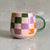 Rainbow Check Ceramic Mug