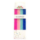 Gold Glitter Rainbow 16 Candle Set