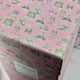 Artiste Rose (Arles) 4" High Ball Candle - Pink & Green