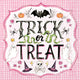 Pink Trick or Treat Cocktail Napkin 20 Ct