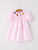 Pink Spider Pumpkin Ghost Smock Embroidery Girl Dress
