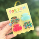 Mini Asst For Fun Claw Hair Clip Set