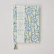 Lotus Blossom Block Printed Blank Notebook