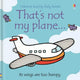 That's Not My Plane . . . : Usborne
