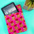 Pink Floral Book Sleeve Cover | Ebook Cover Case | Quilted Ebook Holder