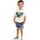 Birthday Boy Patch Short Sleeve T-Shirt - Natural - Kids