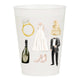 Wedding Collage Dress Tux Cake Ring Frosted Cups - Wedding