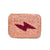 Lightening Bolt Beaded Card Holder