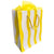 Yellow Fussy Stripe Small Gift Bag