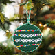 Merry Swiftmas Needlepoint Icon Ornament