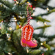 Cowboy Boot Needlepoint Icon Ornament
