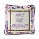 Drama Needlepoint Pillow