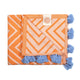 Orange Zigzag Beach Towel