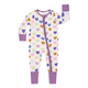 Little Love Purple Hearts Bamboo Pajamas Baby Pajamas