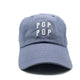 Dusty Blue Pop Pop Hat