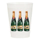Pop Fizz Clink Champagne New Years Frosted Cups- New Years