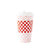 Red Checks To-Go Cup Set