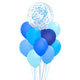 Blue Bouquet w/ Mini Confetti