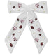 White Texas A&M Bow Barrette