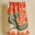 Wild Flower Orange Tea Towel