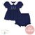 Girls Knit Bluebonnet Diaper Set