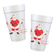 Tipsy Santa Styrofoam Cups