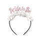 Bride To Be Bachelorette Party Headband Crown