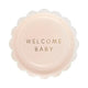 Welcome Baby Pink Plate