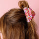 Colorful Scallop Claw Hair Clip - Large -